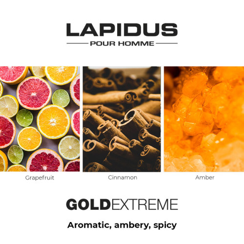 Lapidus Pour Homme Gold Extrême - Eau de Toilette TED LAPIDUS Lapidus Pour Homme Gold Extrême - Eau de Toilette TED LAPIDUS